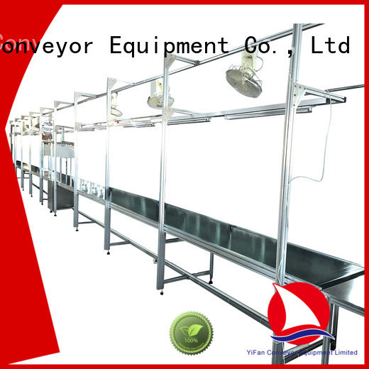YiFan curve conveyor systems for light industry