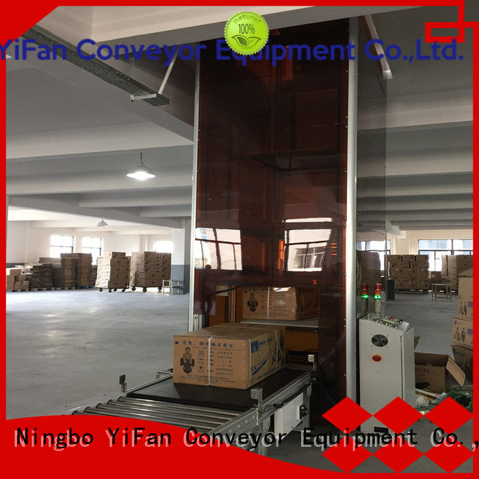 YiFan vertical vertical lifting conveyor Chinese manufacture for harbor