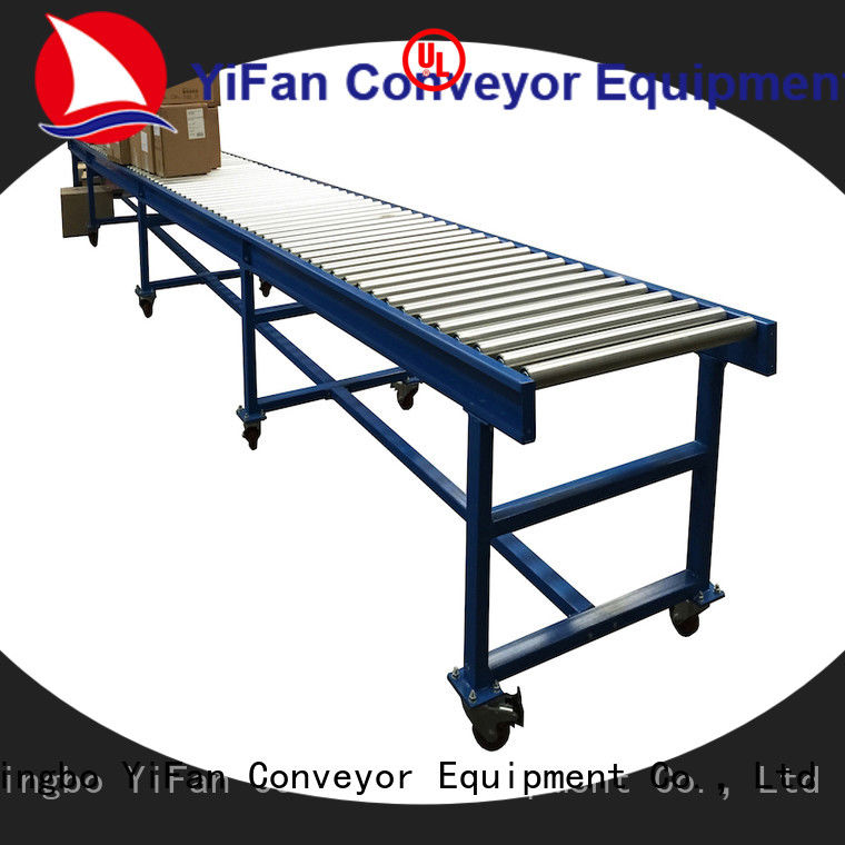 YiFan curve gravity conveyor manufacturers manufacturer for material handling sorting