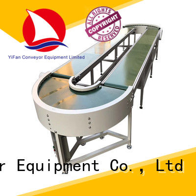YiFan pvc belt conveyor manufacturer awarded supplier for food industry