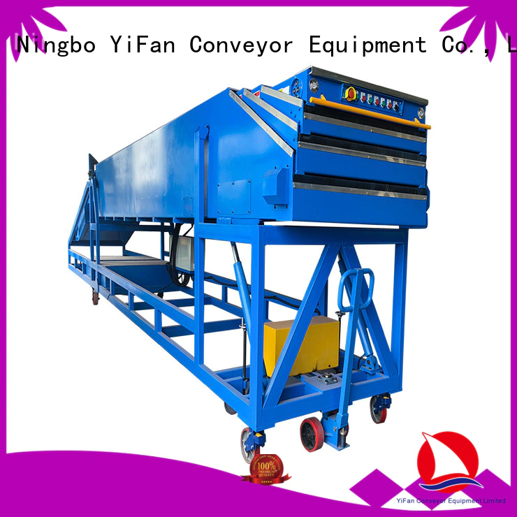YiFan stages belt conveyor with bottom price for mineral