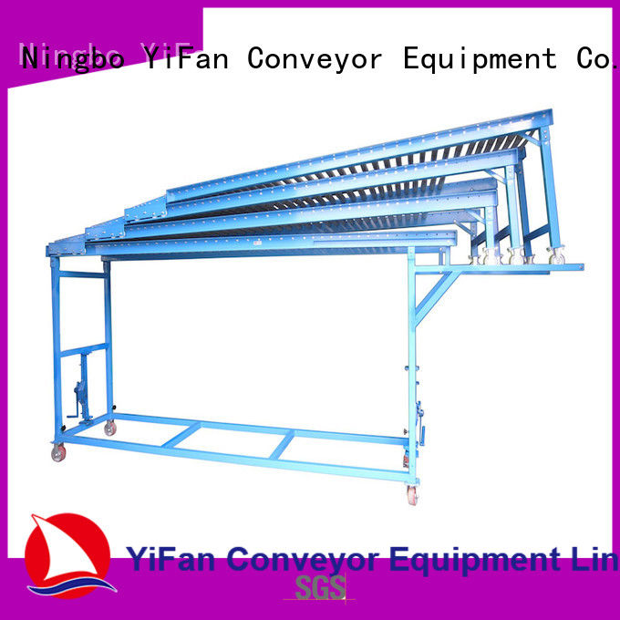 YiFan gravity powered roller conveyor international market for mineral