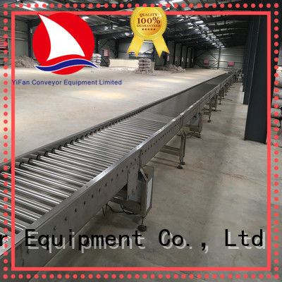 gravity roller conveyor warehouse for carton transfer