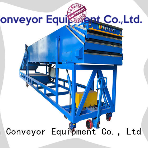 conveyor belt manufacturer telescopic with bottom price for seaport