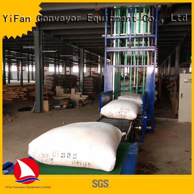 vertical lifting conveyor conveyor widely use for dock