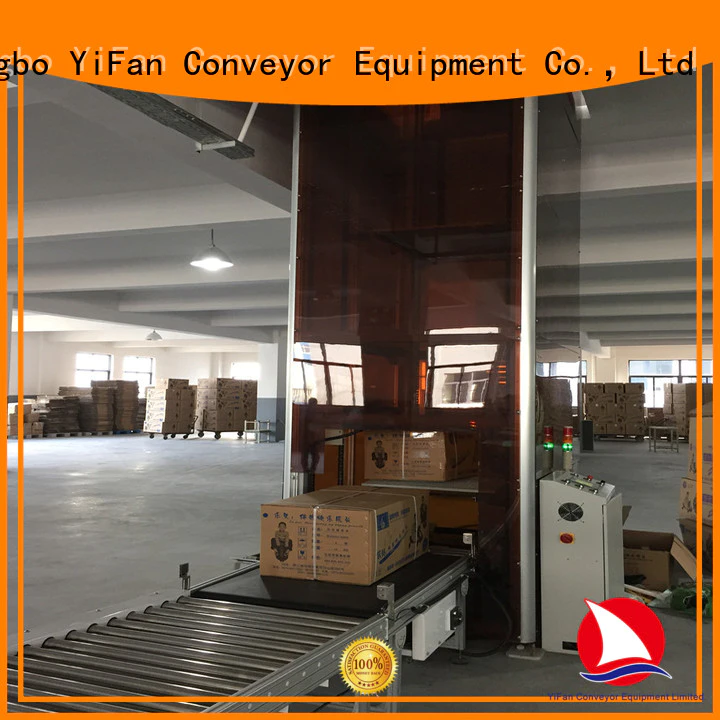 YiFan top quality vertical lifting conveyor directly sale for storehouse