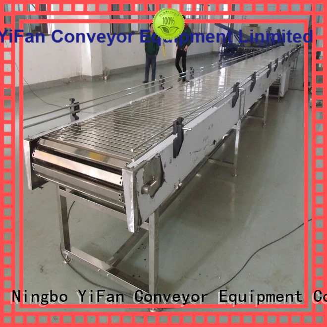YiFan stainless chain conveyors for cosmetics industry