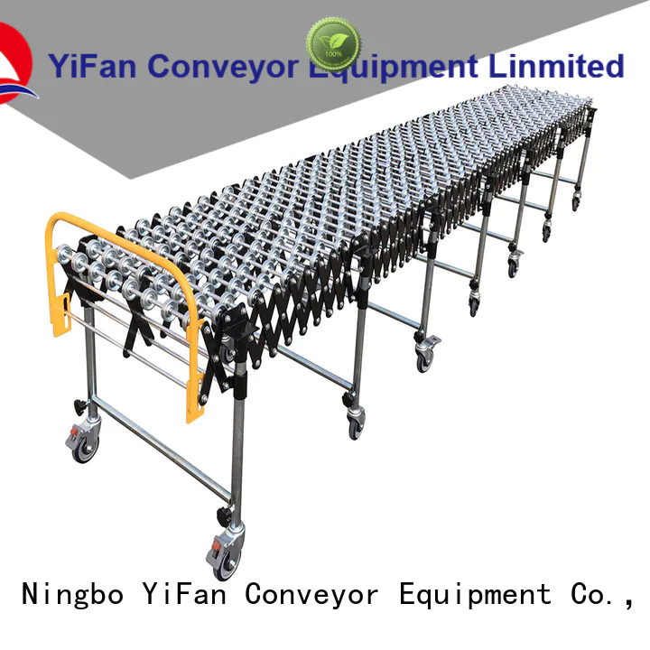 YiFan trustworthy Plastic Skate Wheel Conveyor popular for storehouse