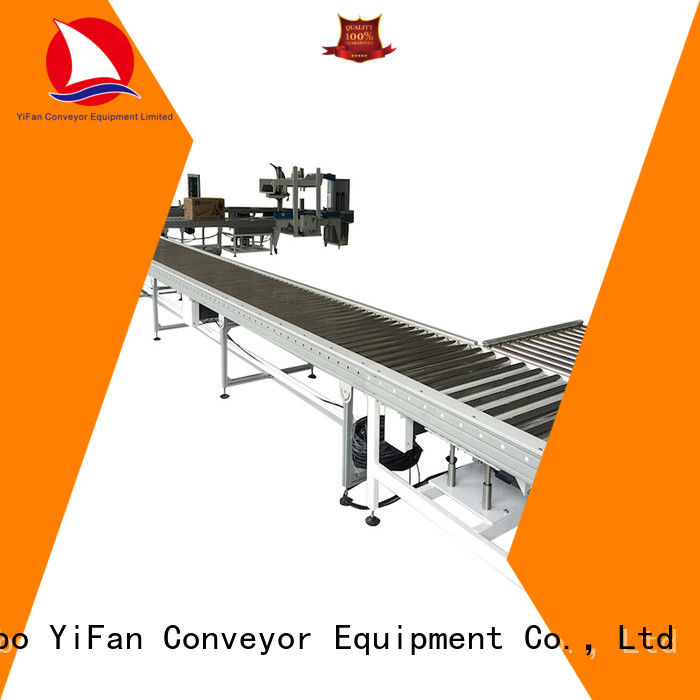 YiFan aluminum gravity roller conveyor manufacturer for warehouse