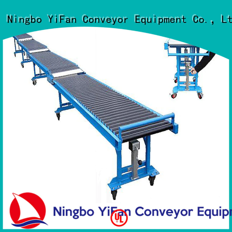 YiFan vehicles portable roller conveyor request for quote for mineral