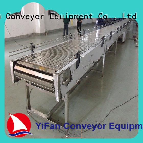 YiFan aluminum top chain conveyor with favorable price for food industry