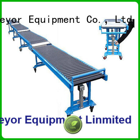 competitive price telescopic roller conveyor container china manufacturing for harbor