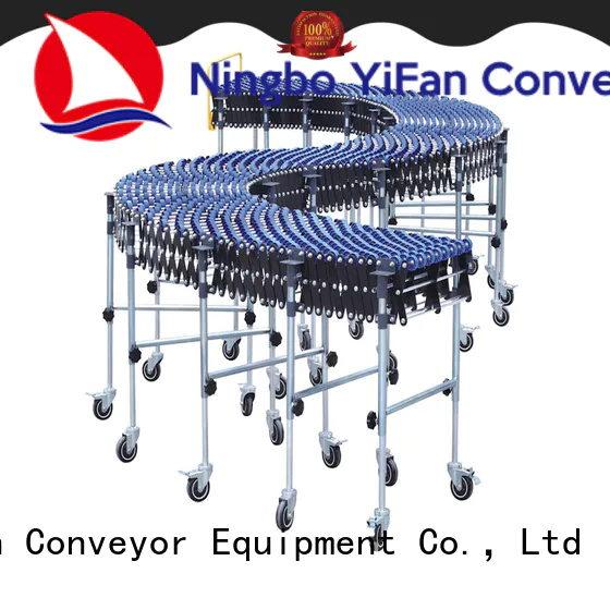 YiFan steel powered skate wheel conveyor top brand for dock