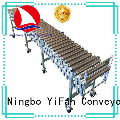 YiFan stainless expandable conveyor for-sale for warehouse logistics